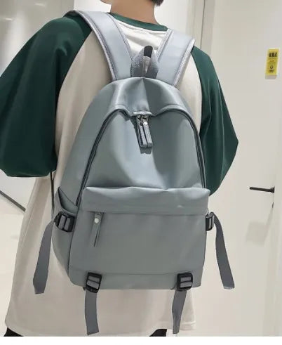 Women's Premium Leather Travel Backpack - 20-35L Capacity