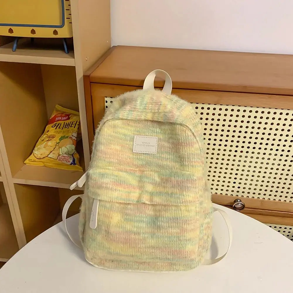 Gradient School Backpack - Large Capacity Shoulder Bag for Students