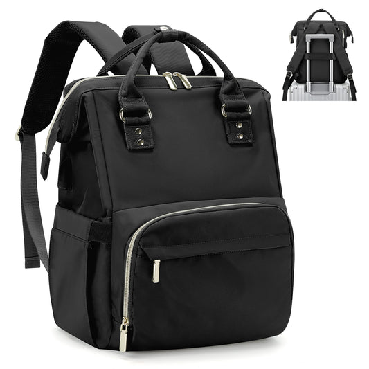 Women's Water-Resistant Laptop Backpack with USB Charging Port