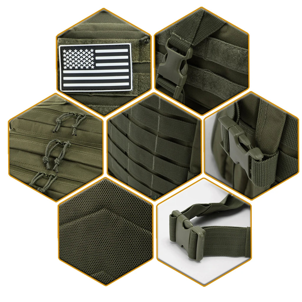 30L-50L Tactical Military Backpack - Outdoor Hiking Survival Pack