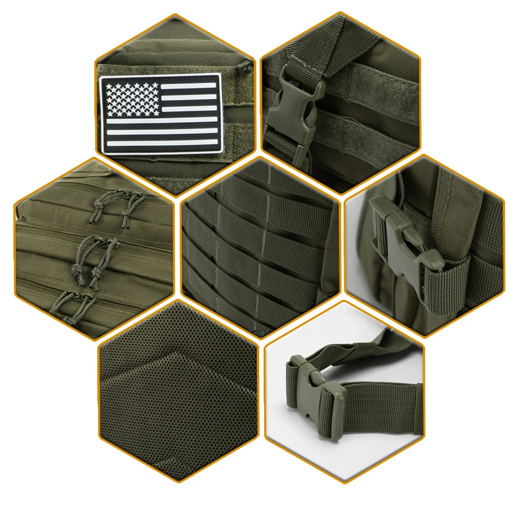 30L-50L Tactical Military Backpack - Outdoor Hiking Survival Pack