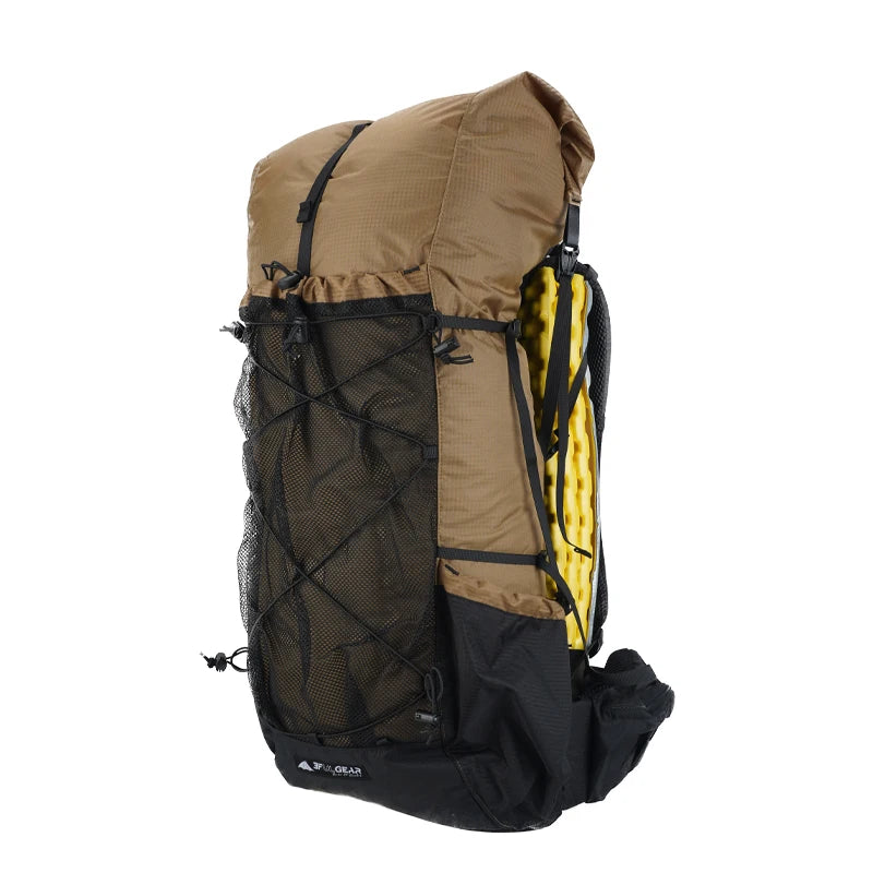 3F UL GEAR 40+16L Water-Resistant Hiking Backpack - Lightweight Camping & Mountaineering Pack