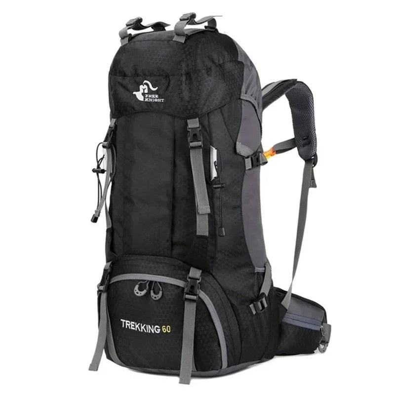 60L Waterproof Hiking Backpack - Professional Outdoor Camping & Mountaineering Pack