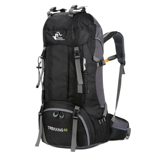 60L Waterproof Hiking Backpack - Professional Outdoor Camping & Mountaineering Pack