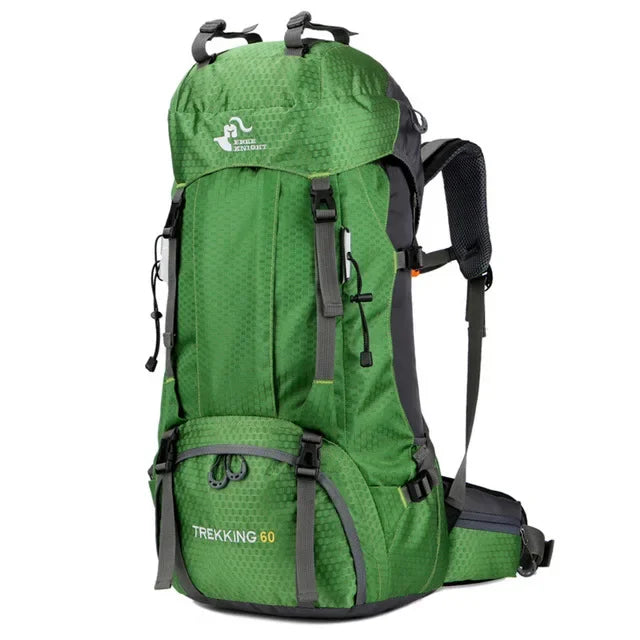 60L Waterproof Hiking Backpack - Professional Outdoor Camping & Mountaineering Pack