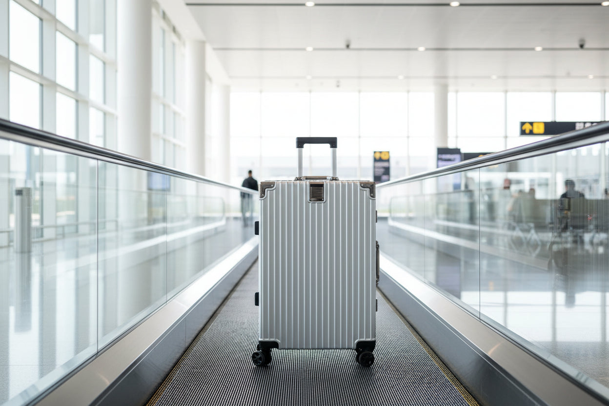 Aluminum Frame Suitcase with Spinner Wheels & TSA Lock (20–26 Inch)