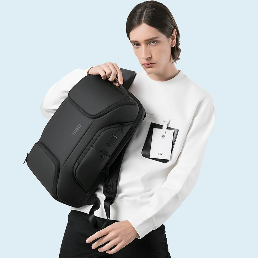 BANGE Business Smart Backpack with USB Charging - 15.6" Laptop Compatible