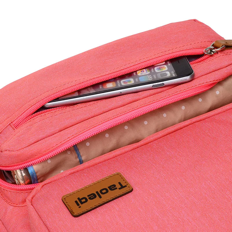 Canvas Travel Backpack - Large Capacity Laptop Bag for Students & Professionals