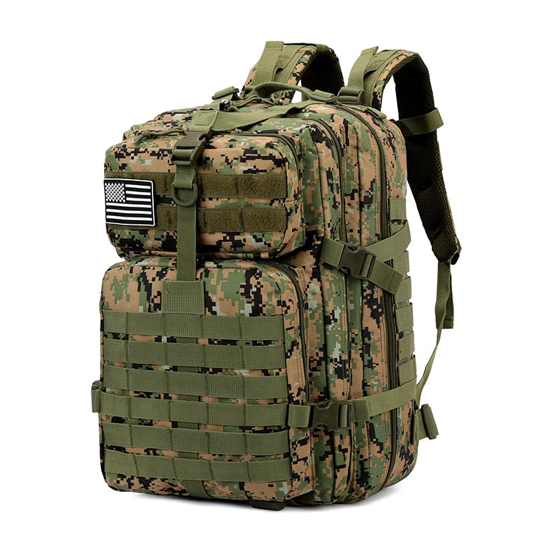 Elite Tactical Backpack 30L/50L – Heavy Duty MOLLE 3-Day Bug Out Bag