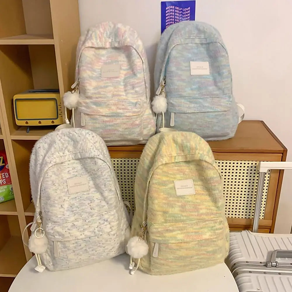 Gradient School Backpack - Large Capacity Shoulder Bag for Students