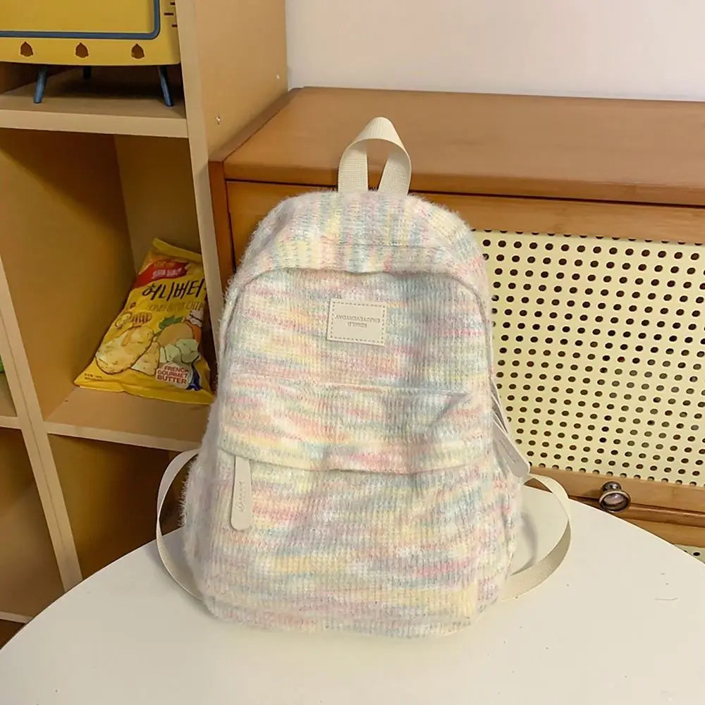 Gradient School Backpack - Large Capacity Shoulder Bag for Students