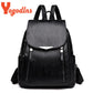 Women's Luxury PU Leather Backpack - Large Capacity Travel & Business Bag