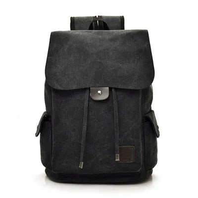 Premium Canvas Backpack - Large Capacity School & Travel Rucksack