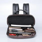 Premium Genuine Leather Business Backpack with USB Charging Port