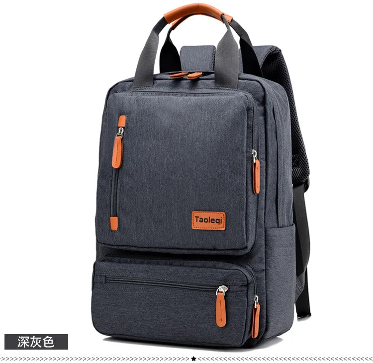 Canvas Travel Backpack - Large Capacity Laptop Bag for Students & Professionals