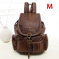 Vintage PU Leather Drawstring Backpack for Women & Teens