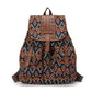 Women's Floral Canvas Backpack - National Print School & Travel Bag