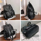 Vintage PU Leather Drawstring Backpack for Women & Teens