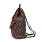 Women's Floral Canvas Backpack - National Print School & Travel Bag