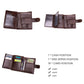 JOGUJOS Genuine Leather Men's Wallet with RFID Protection - Coin Purse & Card Holder