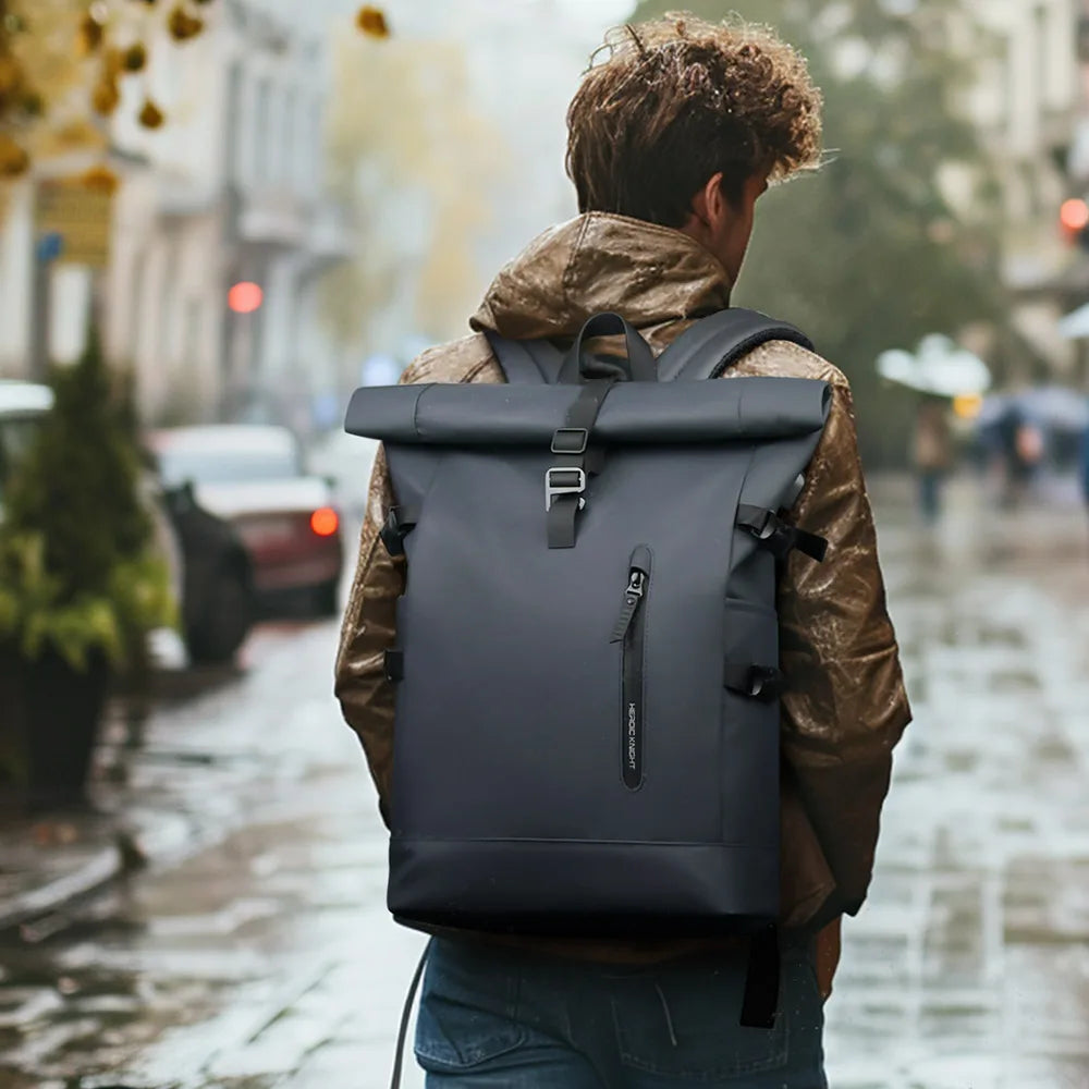 HK 15.6" Anti-Theft Laptop Backpack with USB Charging Port