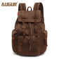 AUGUR Vintage Canvas Backpack - Large Capacity Travel & Laptop Bag