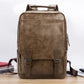Premium Waterproof Leather Laptop Backpack for Men