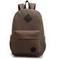 Canvas Laptop Backpack - Vintage Travel Rucksack for Men