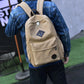 Canvas Laptop Backpack - Vintage Travel Rucksack for Men