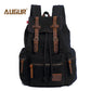 AUGUR Vintage Canvas Backpack - Large Capacity Travel & Laptop Bag