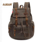 AUGUR Vintage Canvas Backpack - Large Capacity Travel & Laptop Bag