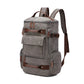 Men's Vintage Canvas Backpack - Large Capacity Travel & Laptop Bag