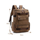 Men's Vintage Canvas Backpack - Large Capacity Travel & Laptop Bag