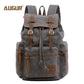 AUGUR Vintage Canvas Backpack - Large Capacity Travel & Laptop Bag