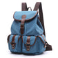 AUGUR Vintage Canvas Backpack - Large Capacity Travel & School Bag