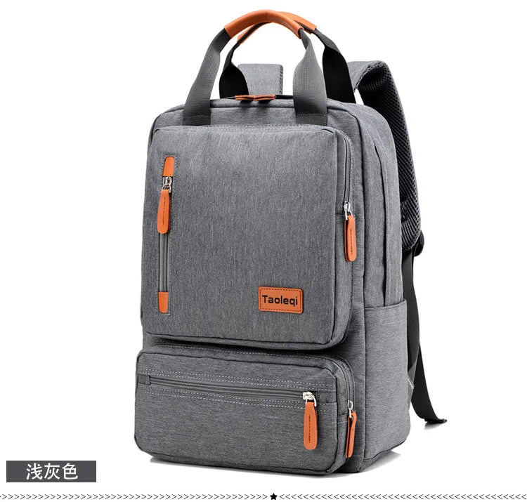 Canvas Travel Backpack - Large Capacity Laptop Bag for Students & Professionals