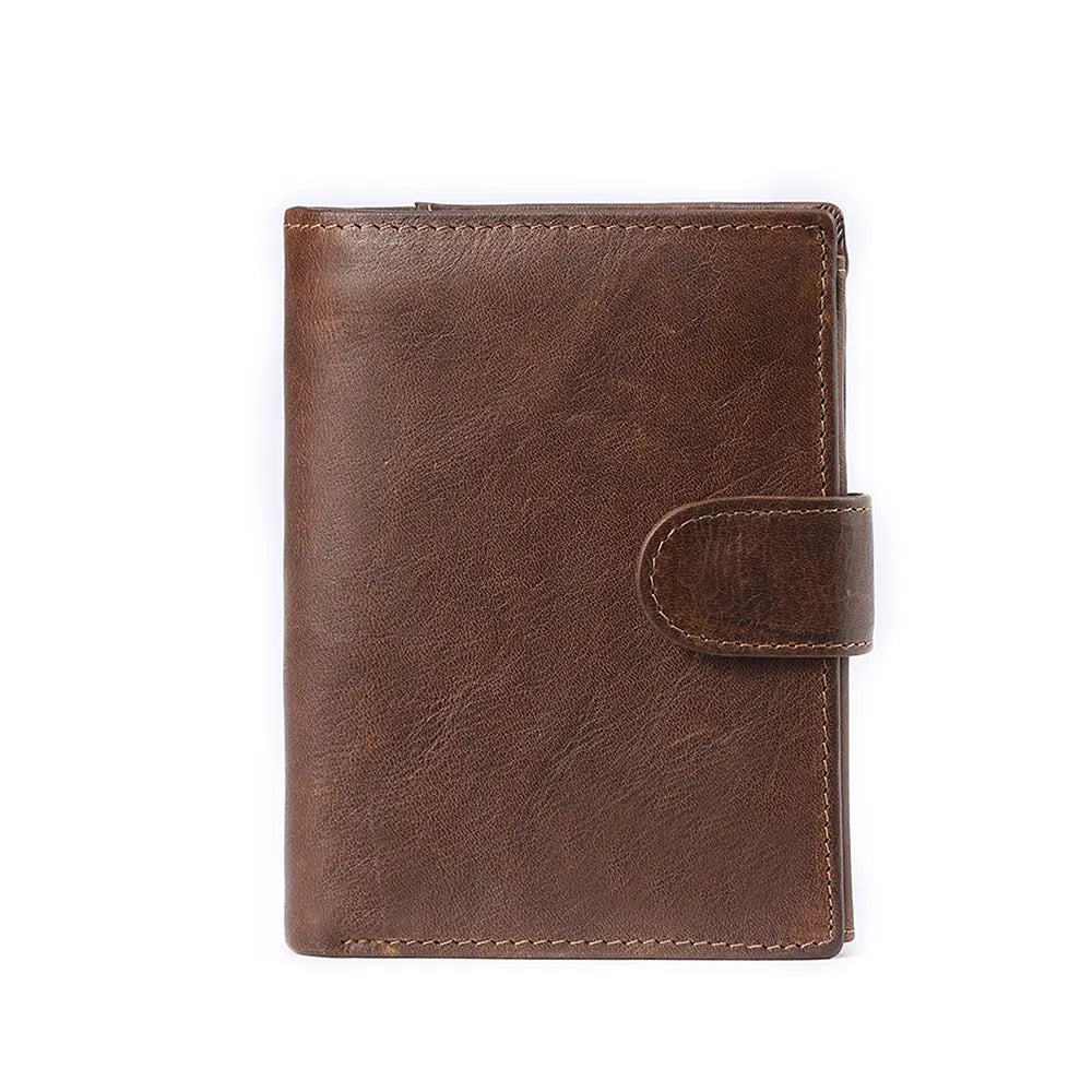 JOGUJOS Genuine Leather Men's Wallet with RFID Protection - Coin Purse & Card Holder