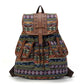 Women's Floral Canvas Backpack - National Print School & Travel Bag