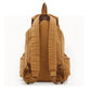 Vintage Canvas & Leather Backpack - Military Style Drawstring Rucksack