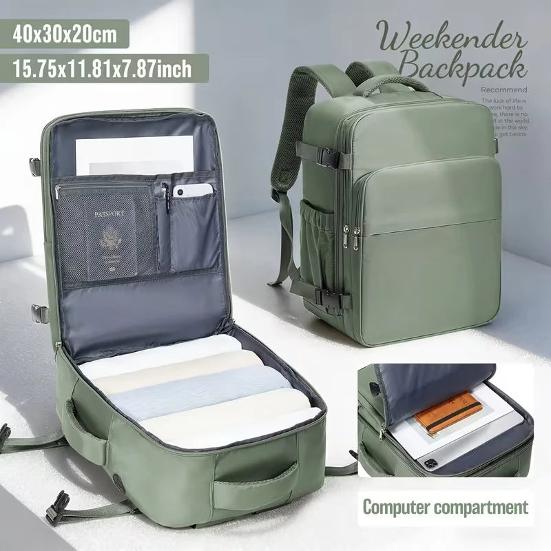 Laptop Cabin Backpack 40x30x20 – Airline Approved Travel & Business Bag