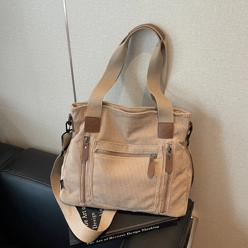 Large Capacity Women’s Shoulder & Crossbody Tote Bag