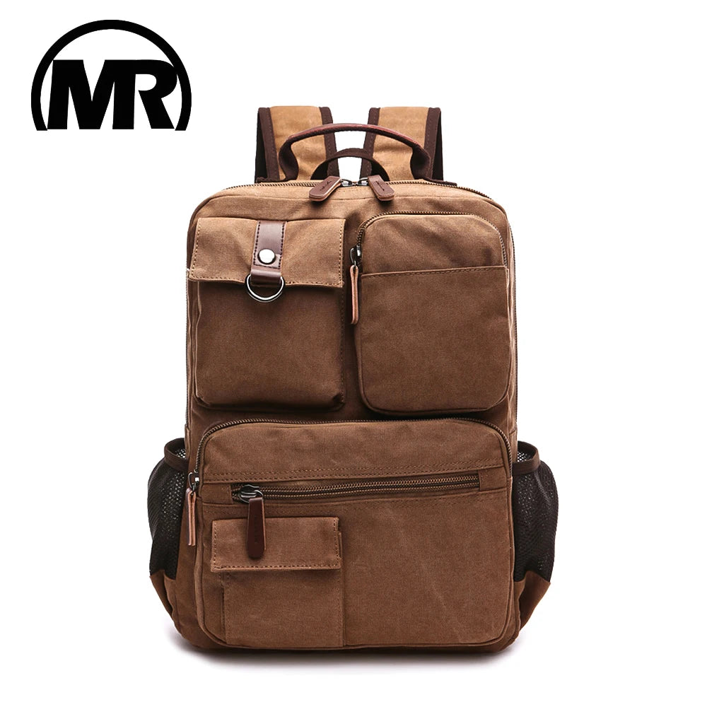 MARKROYAL Canvas Laptop Backpack – 15” School & Leisure Rucksack