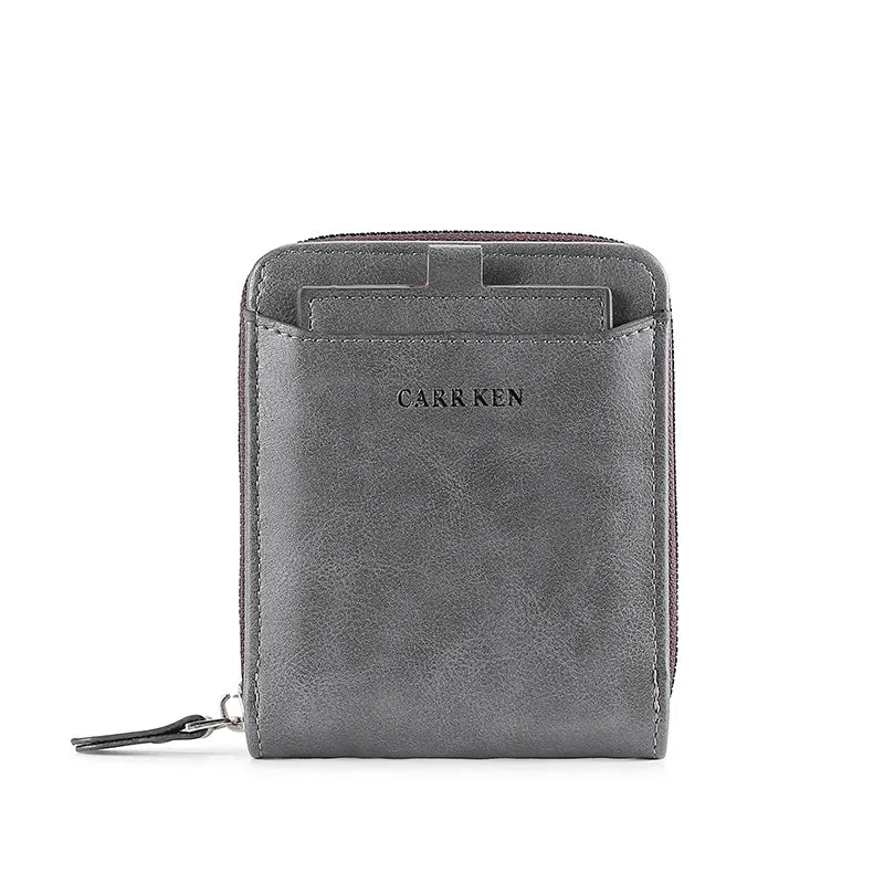 Men's RFID Blocking Trifold Wallet with ID Window