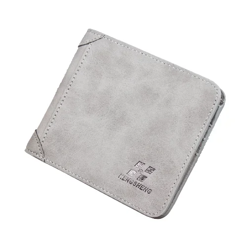 Men's Slim Bifold Wallet - Premium PU Leather Multi-Card Holder