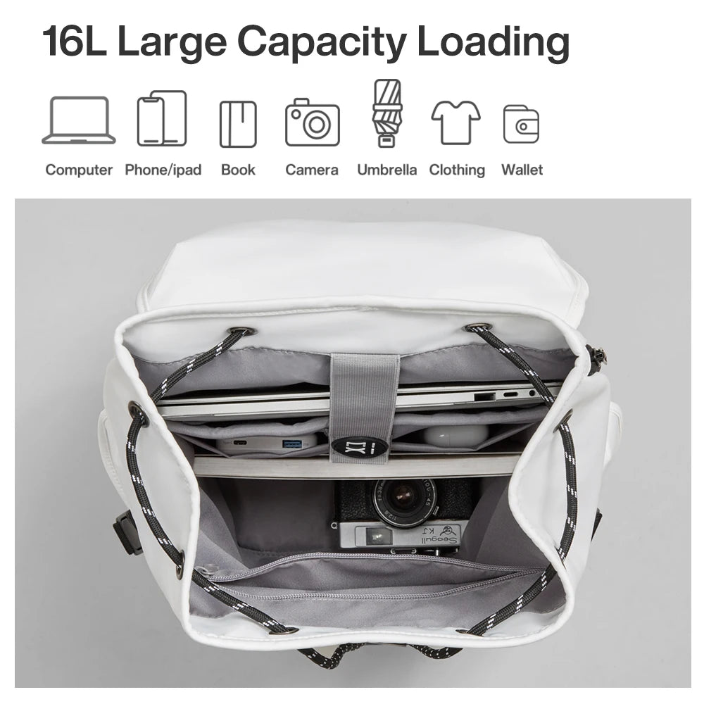 Mixi 17-Inch Laptop Backpack - Waterproof Travel Backpack for Men & Women