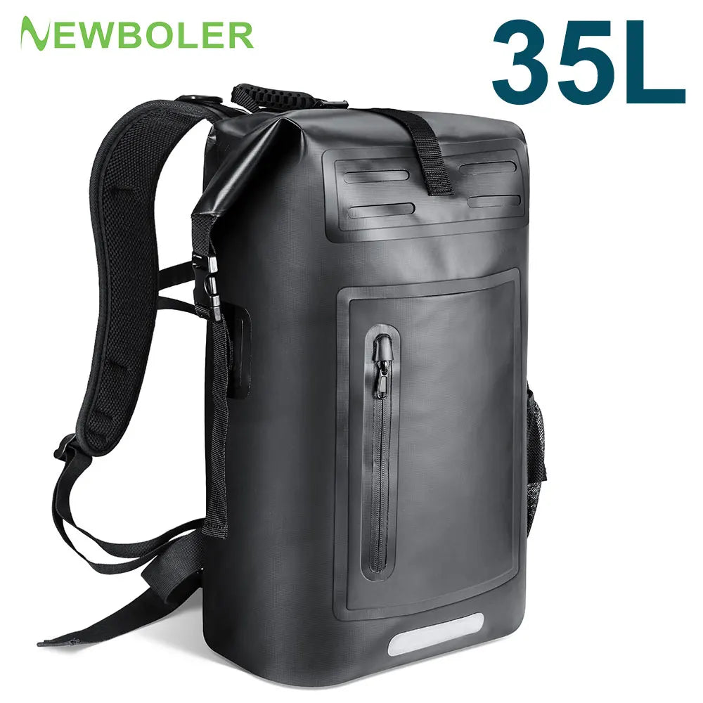 NEWBOLER 35L Waterproof Dry Backpack – Large Capacity Swimming & Beach Bag