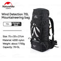 Naturehike 70L Hiking Backpack - Waterproof Lightweight Mountaineering Pack with Rain Cover