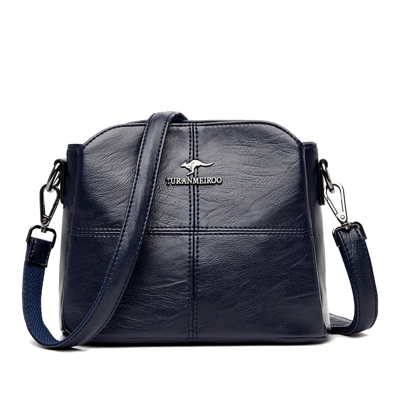 Plaid PU Leather Women’s Shoulder & Crossbody Handbag