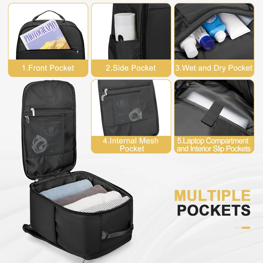 Premium Travel Backpack - Airline Cabin Approved 40x20x25cm