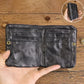 Men's Vintage Genuine Leather Wallet with Coin Pocket
